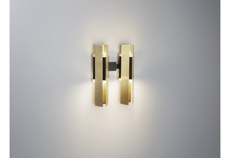 prima foto EXCALIBUR Lampada da parete in ottone