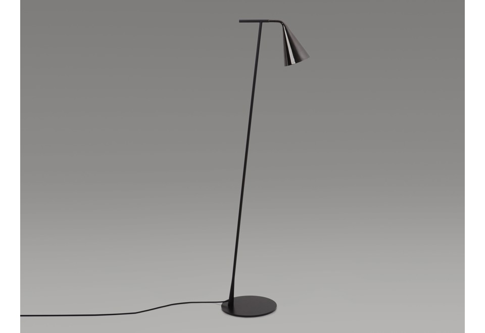 prima foto GORDON Lampada da terra in metallo con dimmer