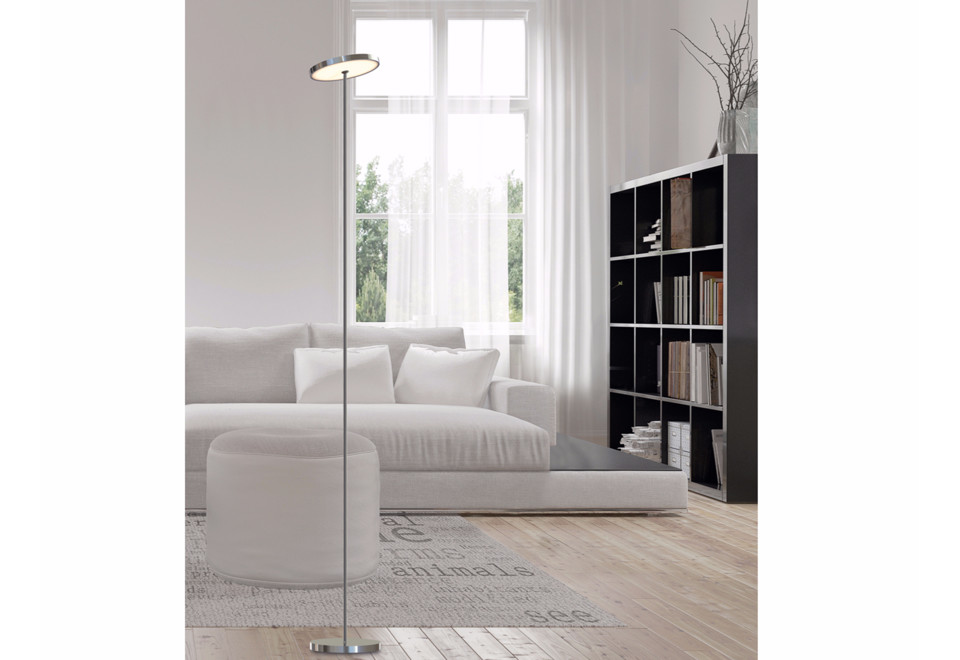 prima foto SUN FLOOR UP OR DOWN LIGHT Lampada da terra a LED orientabile