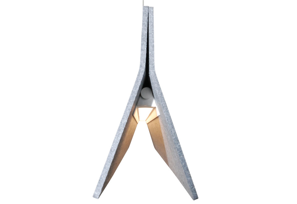 seconda foto ACOUSTIC LINE Lampada a sospensione acustica in feltro di lana