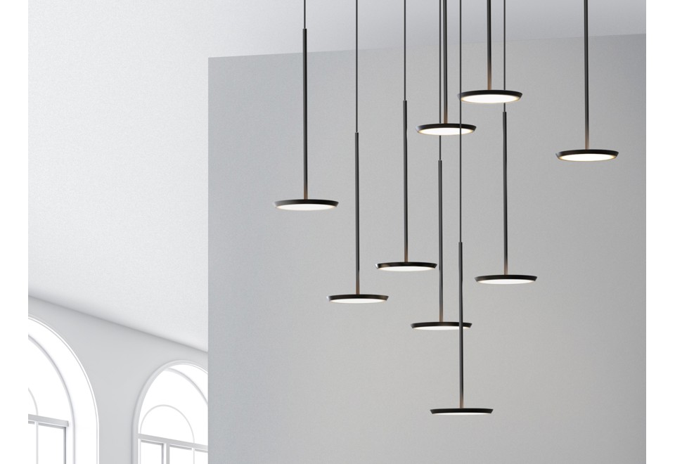 prima foto SKY SOLO Lampada a sospensione a LED in alluminio