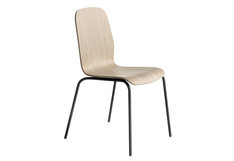 prima foto MILÙ Sedia in acciaio e legno