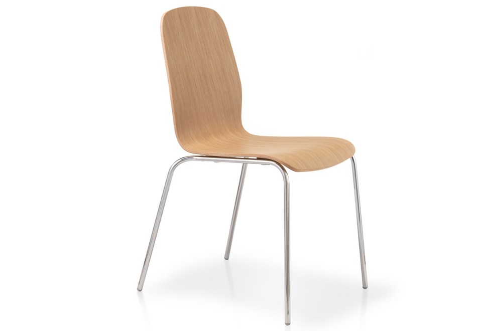 seconda foto MILÙ Sedia in acciaio e legno