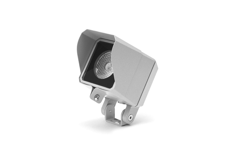 prima foto QUBO Proiettore per esterno a LED a pavimento orientabile in alluminio pressofuso