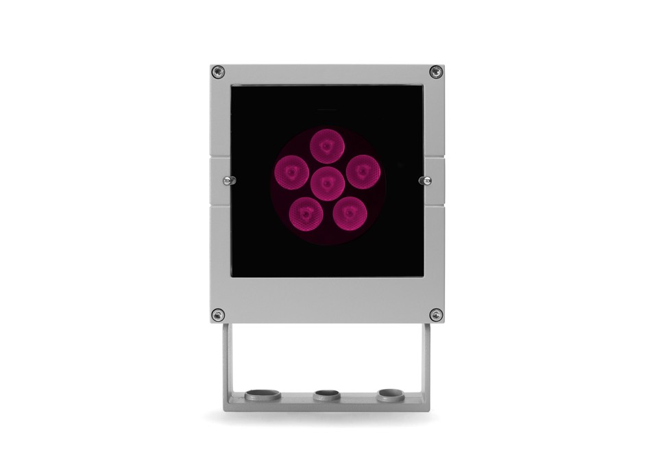 seconda foto CASE Proiettore per esterno a LED orientabile in alluminio pressofuso con sistema RGB