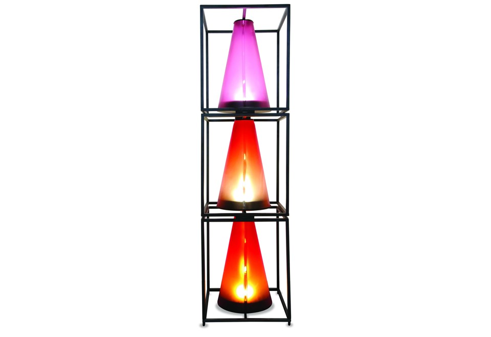 prima foto RAY Lampada da terra in vetro di Murano