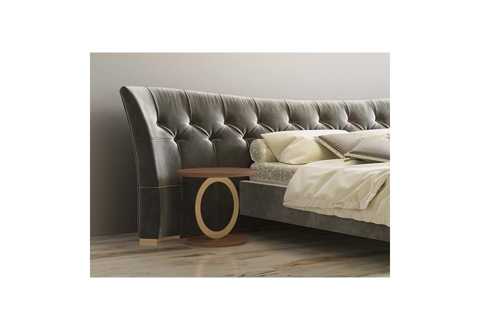 prima foto EOS Comodino rotondo in noce