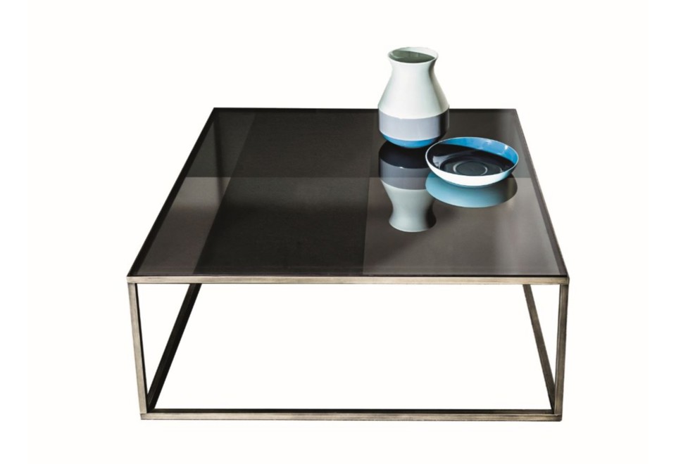 prima foto QUADRO Tavolino basso quadrato in vetro