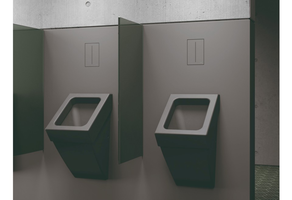 prima foto filo Velvet Placca di comando per wc in Fenix NTM® con sensore no touch