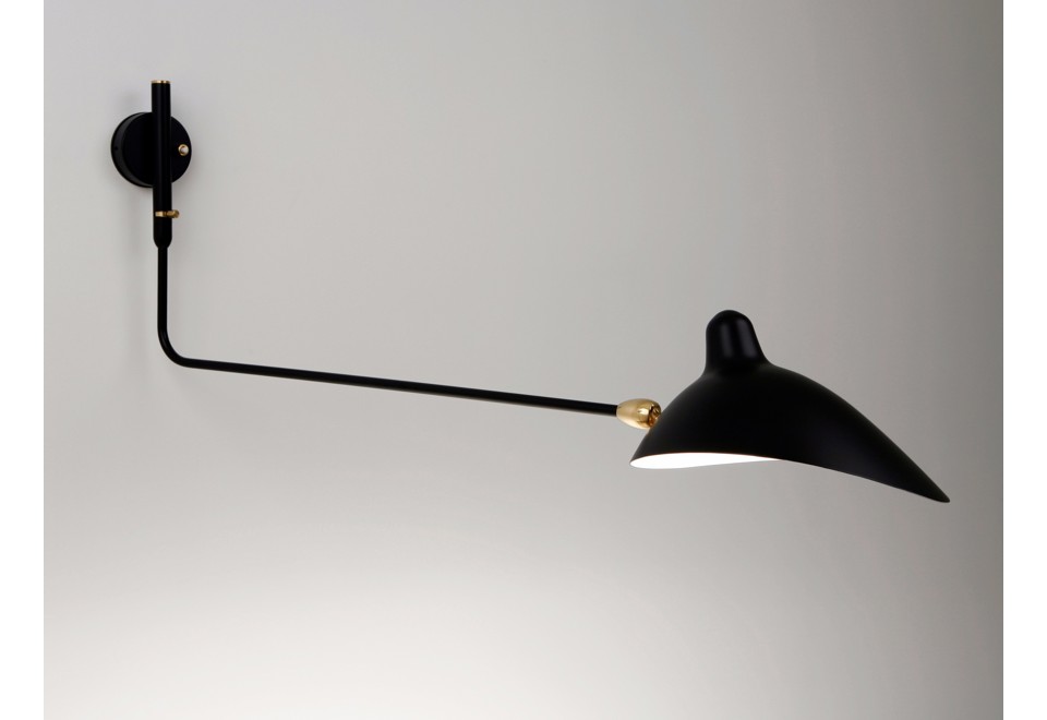 prima foto Lampada da parete orientabile in metallo