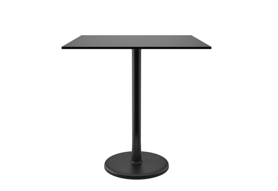 prima foto ALFIERE B/Q 700 Tavolo quadrato in metallo verniciato e top in HPL