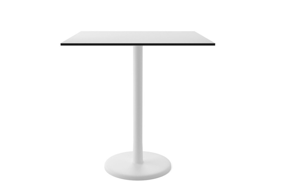 seconda foto ALFIERE B/R Tavolo rettangolare in metallo verniciato e top in HPL