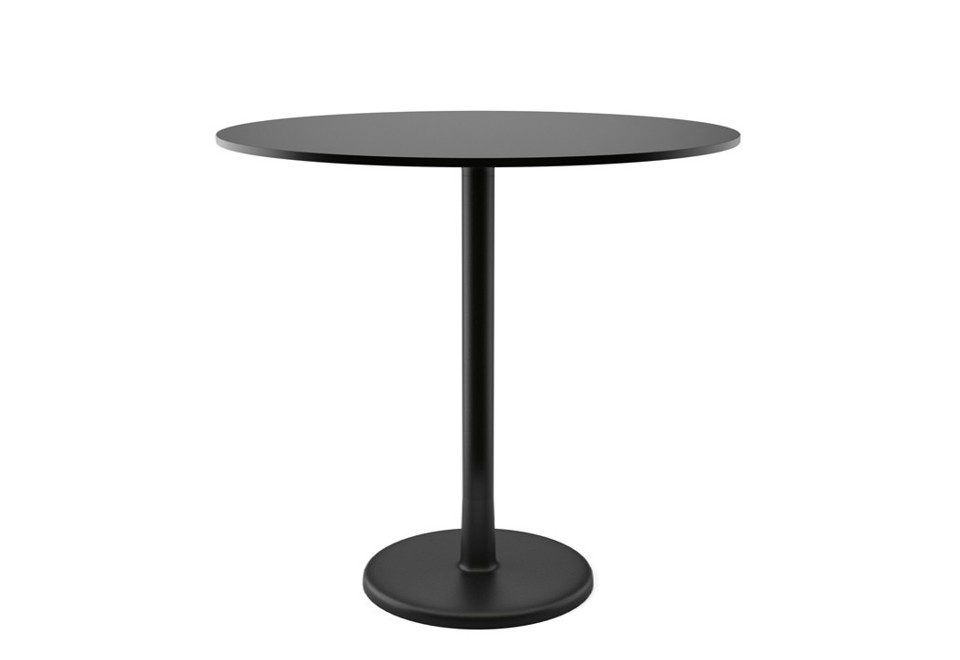 prima foto ALFIERE B/T 800 Tavolo rotondo in metallo verniciato e top in HPL