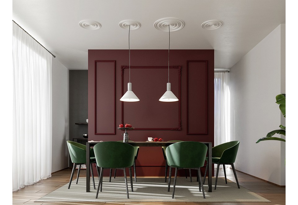 seconda foto RITMO Rosone decorativo in Cristaly®