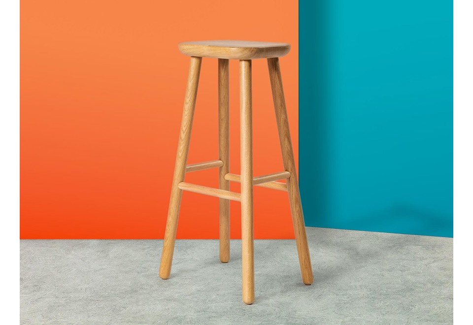 seconda foto JASPER Sgabello da bar in rovere