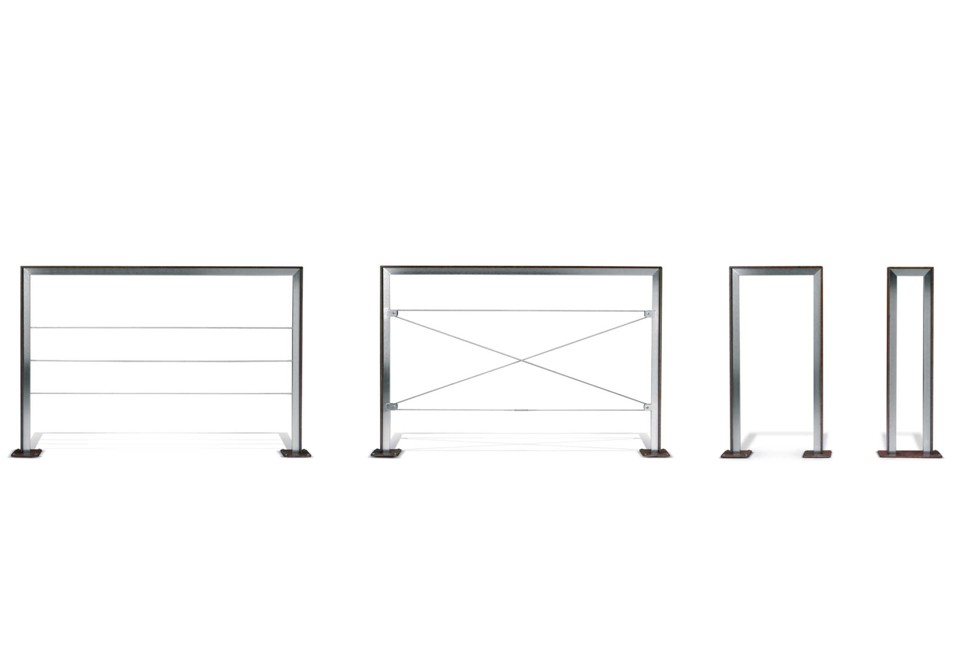 seconda foto VERSO P X 490 240 Transenna in acciaio