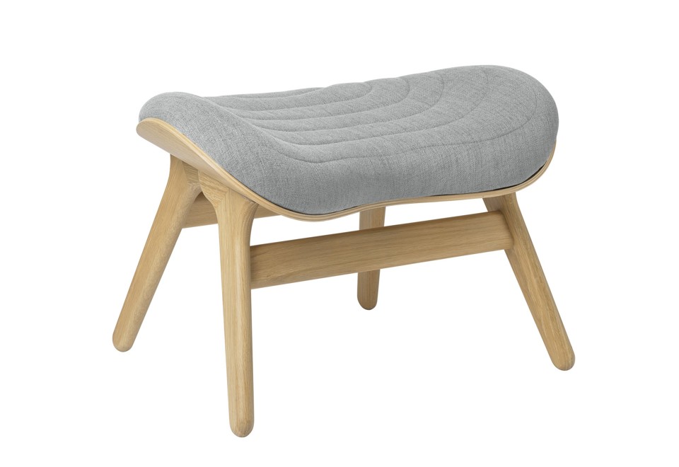 prima foto A CONVERSATION PIECE Poggiapiedi imbottito in rovere