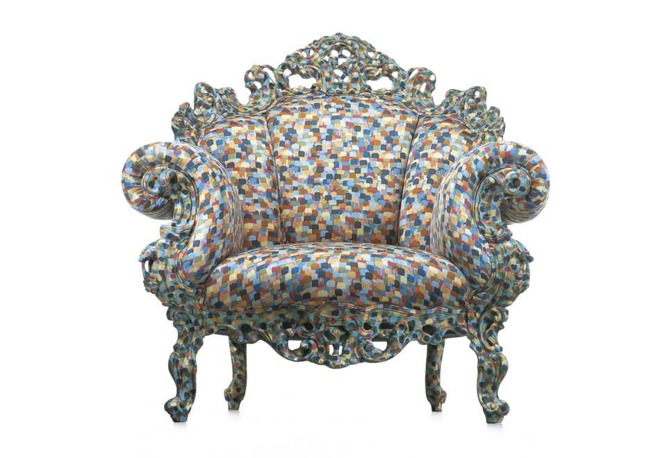 prima foto PROUST Poltrona in tessuto multicolor