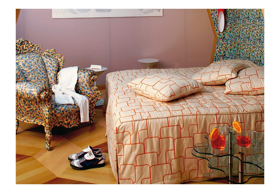 terza foto PROUST Poltrona in tessuto multicolor