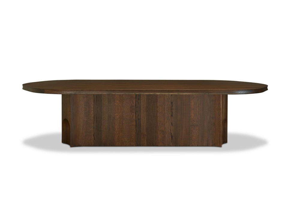 seconda foto GRACE Tavolo ovale in legno massello