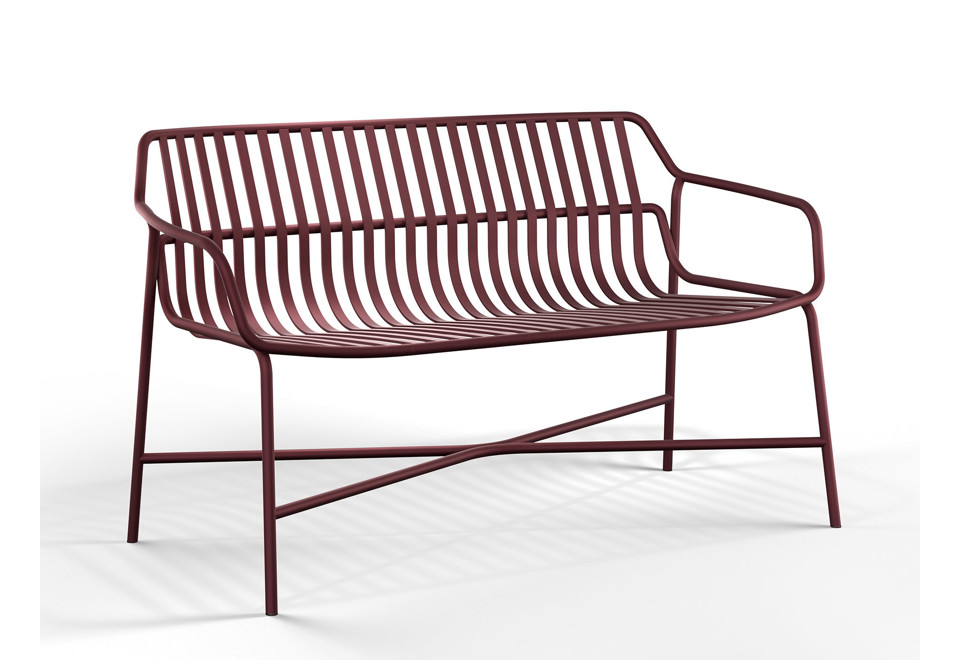 prima foto CRONA STEEL Panca da giardino in acciaio verniciato a polvere