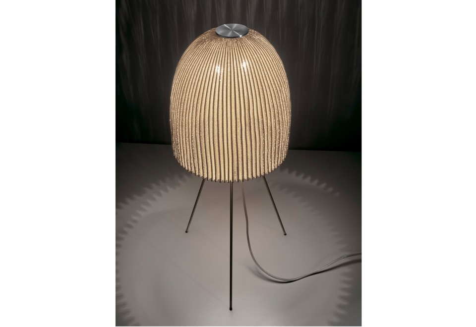 terza foto ONN Lampada da tavolo a LED in acciaio inox