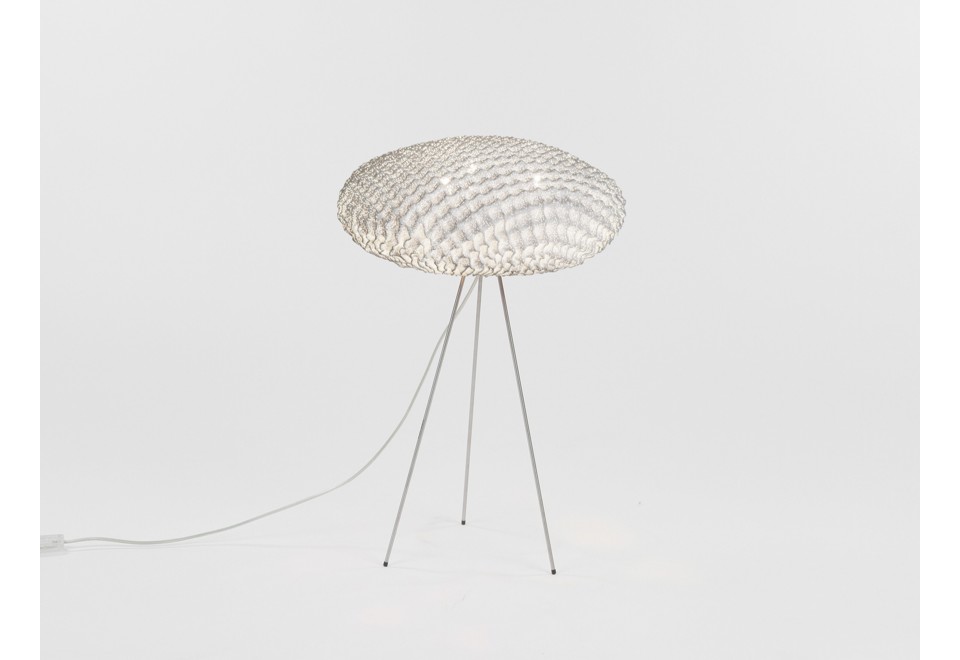 terza foto TATI Lampada da tavolo a LED in acciaio inox