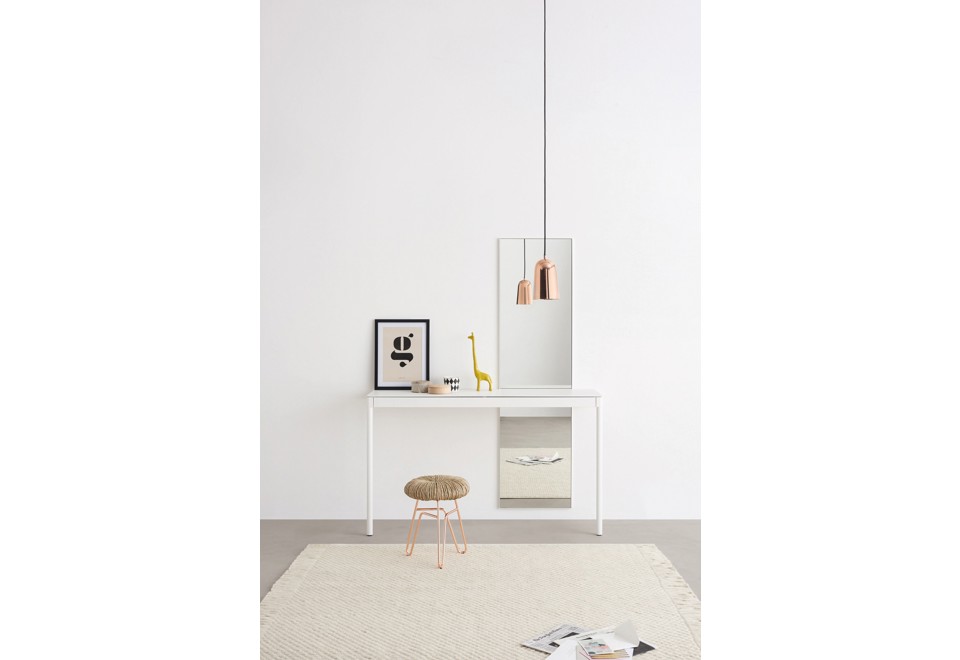 terza foto ICARO 015 Consolle rettangolare in acciaio con cassetti