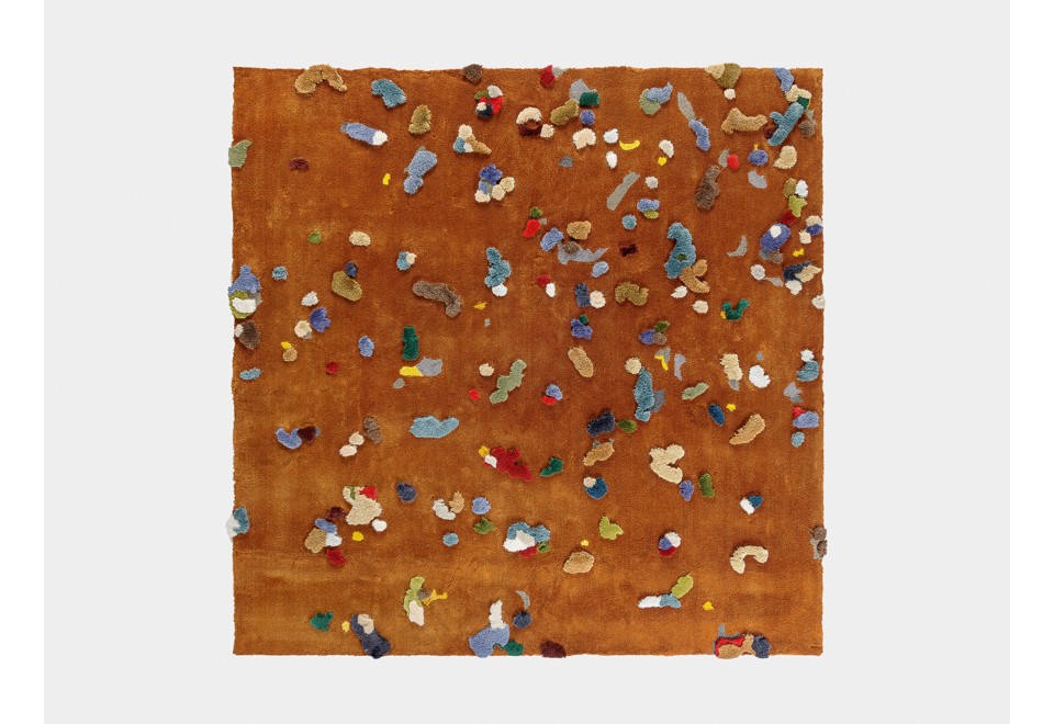 prima foto CHAOS Tappeto quadrato in lino