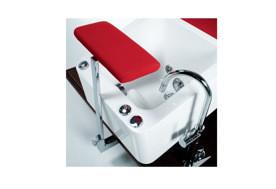 terza foto STREAMLINE DECK SHIATSU Poltrona massaggiante per pedicure in vinile