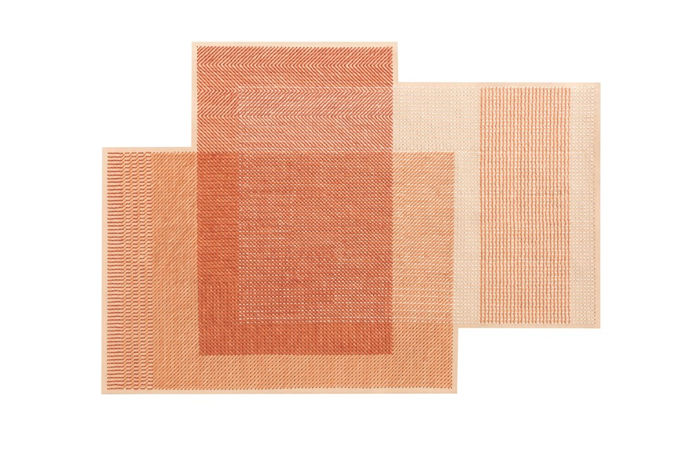 prima foto CANEVAS GEO CORAL Tappeto in lana