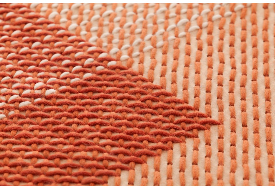 seconda foto CANEVAS GEO CORAL Tappeto in lana