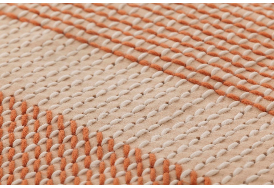 terza foto CANEVAS GEO CORAL Tappeto in lana