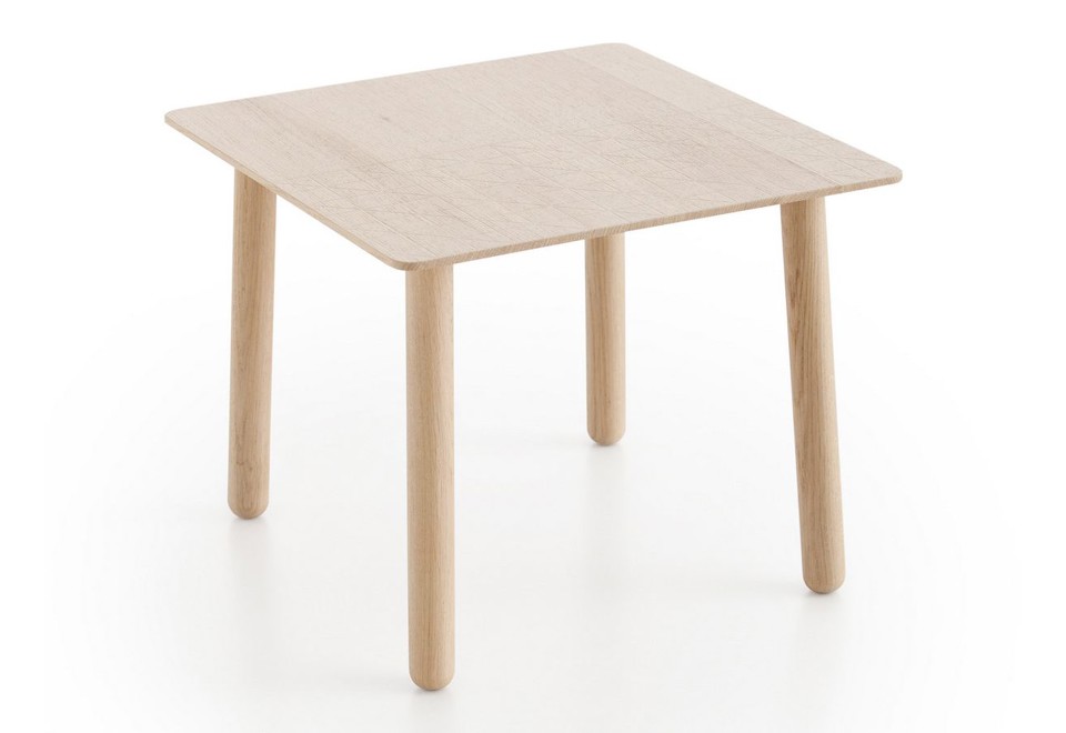 prima foto SILAÏ Tavolino da caffè quadrato in rovere