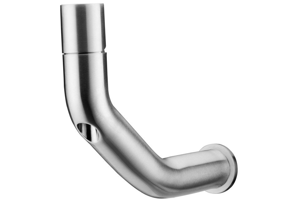 prima foto FLOW WALL BASIN MIXER Miscelatore per lavabo a muro in acciaio inox