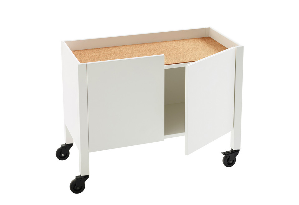 prima foto UPPER Mobile ufficio in MDF con ruote