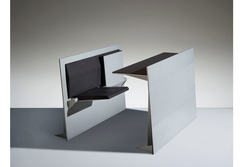 seconda foto BLADE Banco con sedie integrate