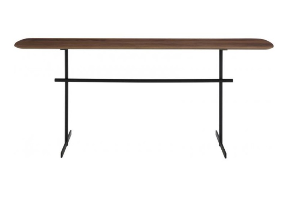 prima foto PRADO Tavolino rettangolare in acciaio e legno