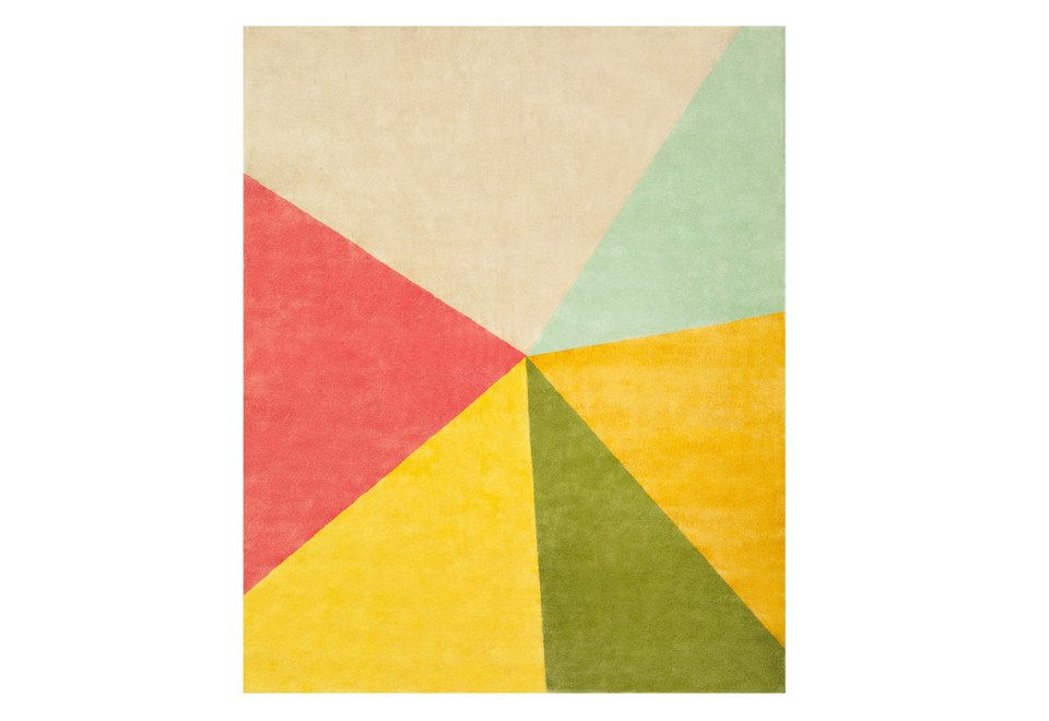 prima foto VERA Tappeto fatto a mano a motivi geometrici