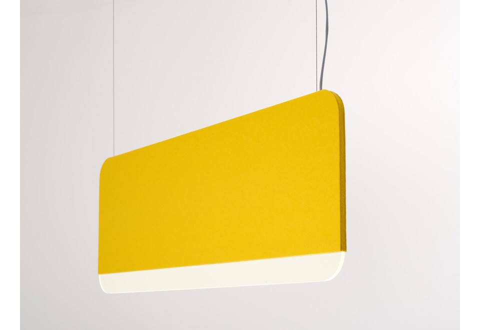 prima foto SLAB 90 Lampada a sospensione acustica in feltro