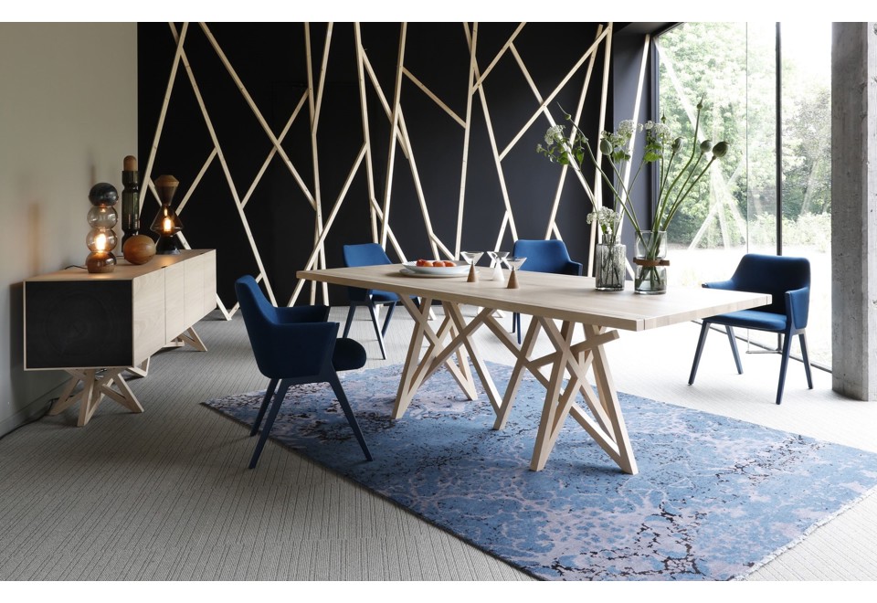 terza foto SAGA Tavolo da pranzo rettangolare in rovere