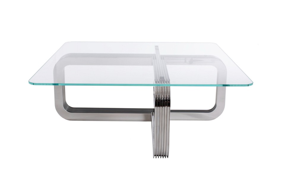terza foto EBB&FLOW Tavolino in cristallo