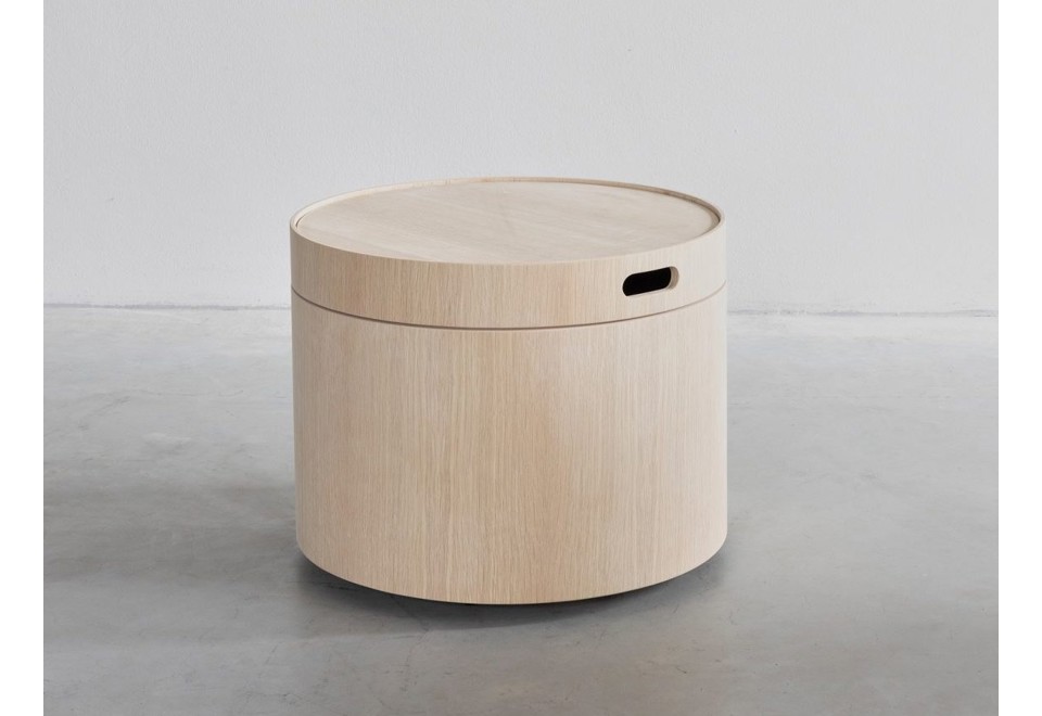 seconda foto STOLL Pouf / tavolino in legno massello