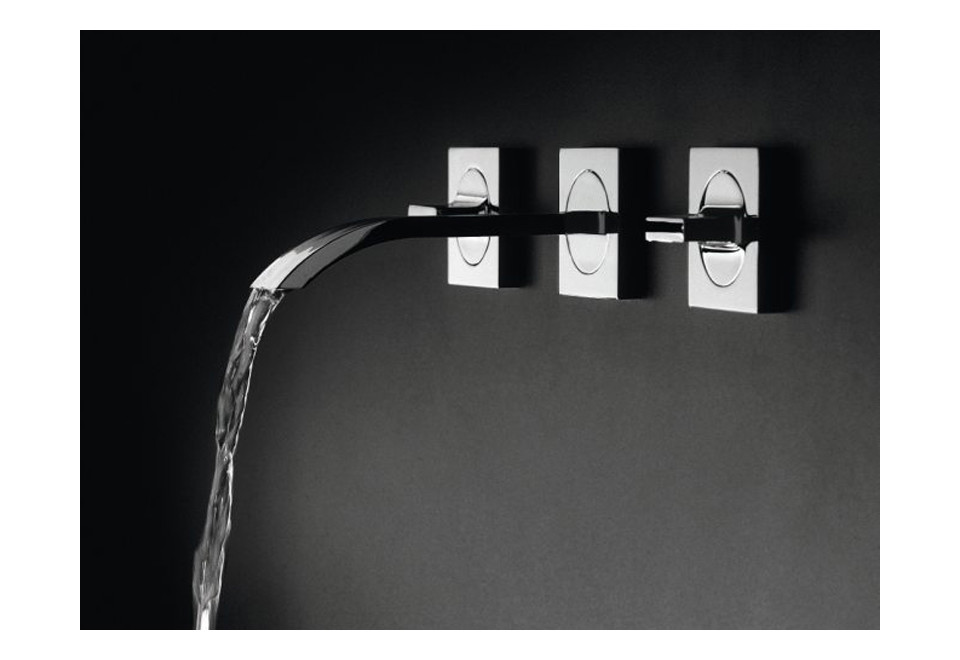 prima foto AGUABLU Rubinetto per lavabo a 3 fori a muro