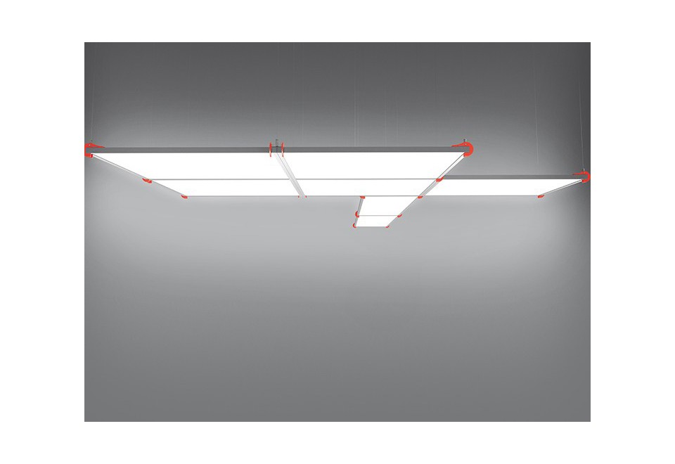 prima foto GRAFA SYSTEM Lampada a sospensione modulare in alluminio e policarbonato