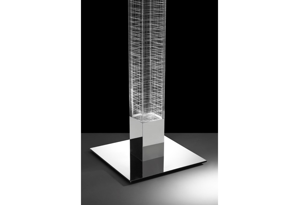 terza foto MIMESI Lampada da terra a LED in metacrilato