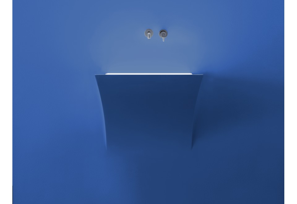prima foto STRAPPO Lavabo a semincasso in Corian® in stile moderno