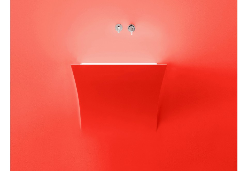 terza foto STRAPPO Lavabo a semincasso in Corian® in stile moderno
