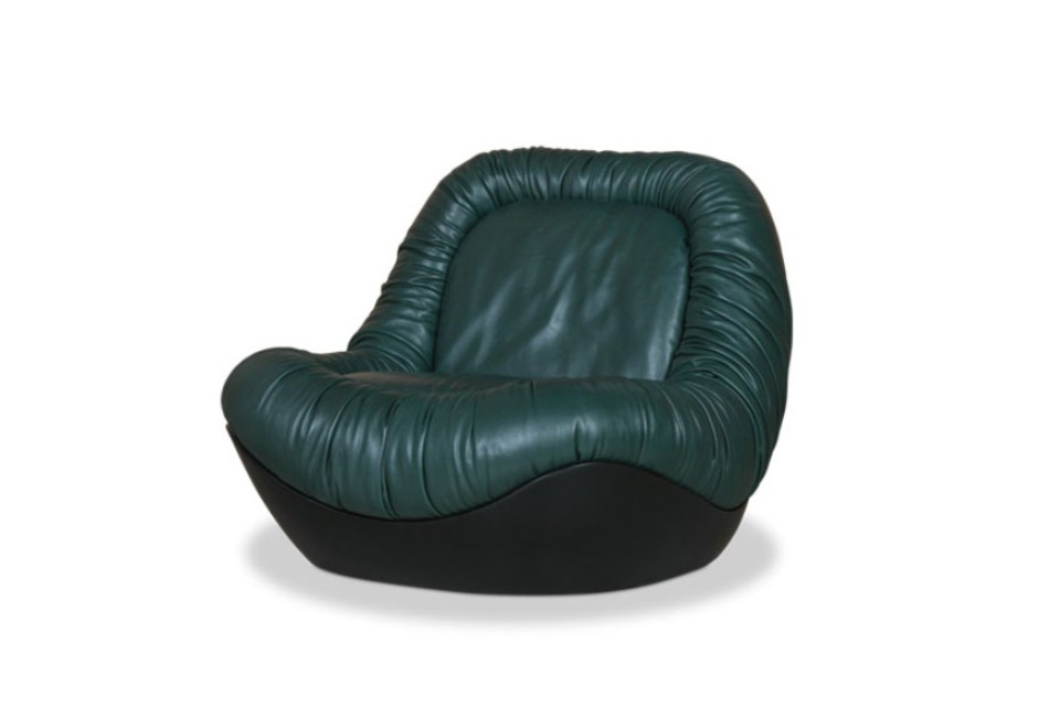 prima foto BARRET Poltrona girevole in pelle