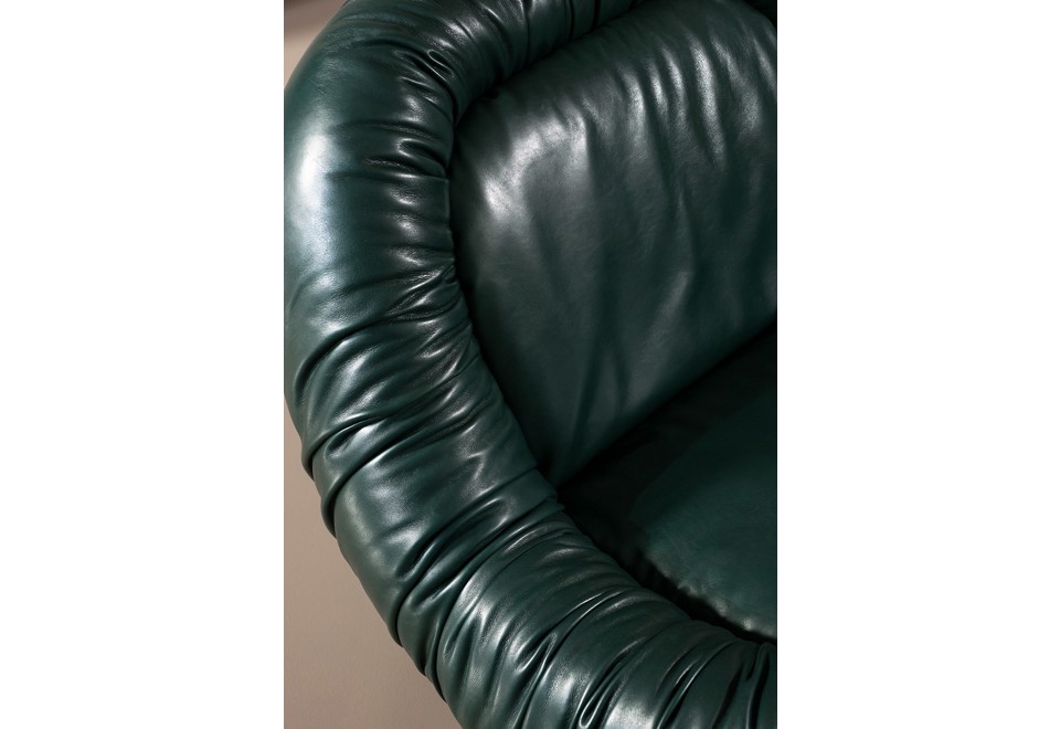 terza foto BARRET Poltrona girevole in pelle